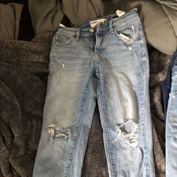 garage mom jeans, size 0.